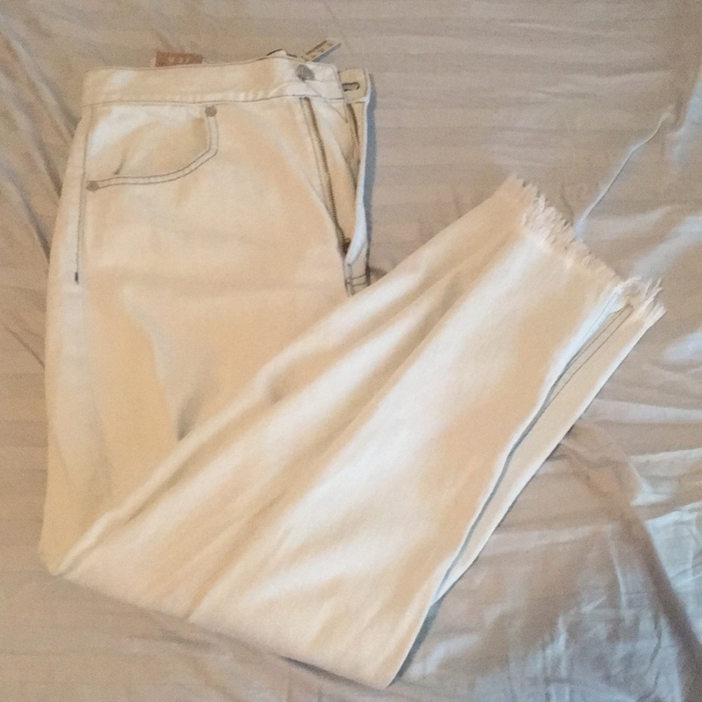 madewell tapered wide leg jeans size 27